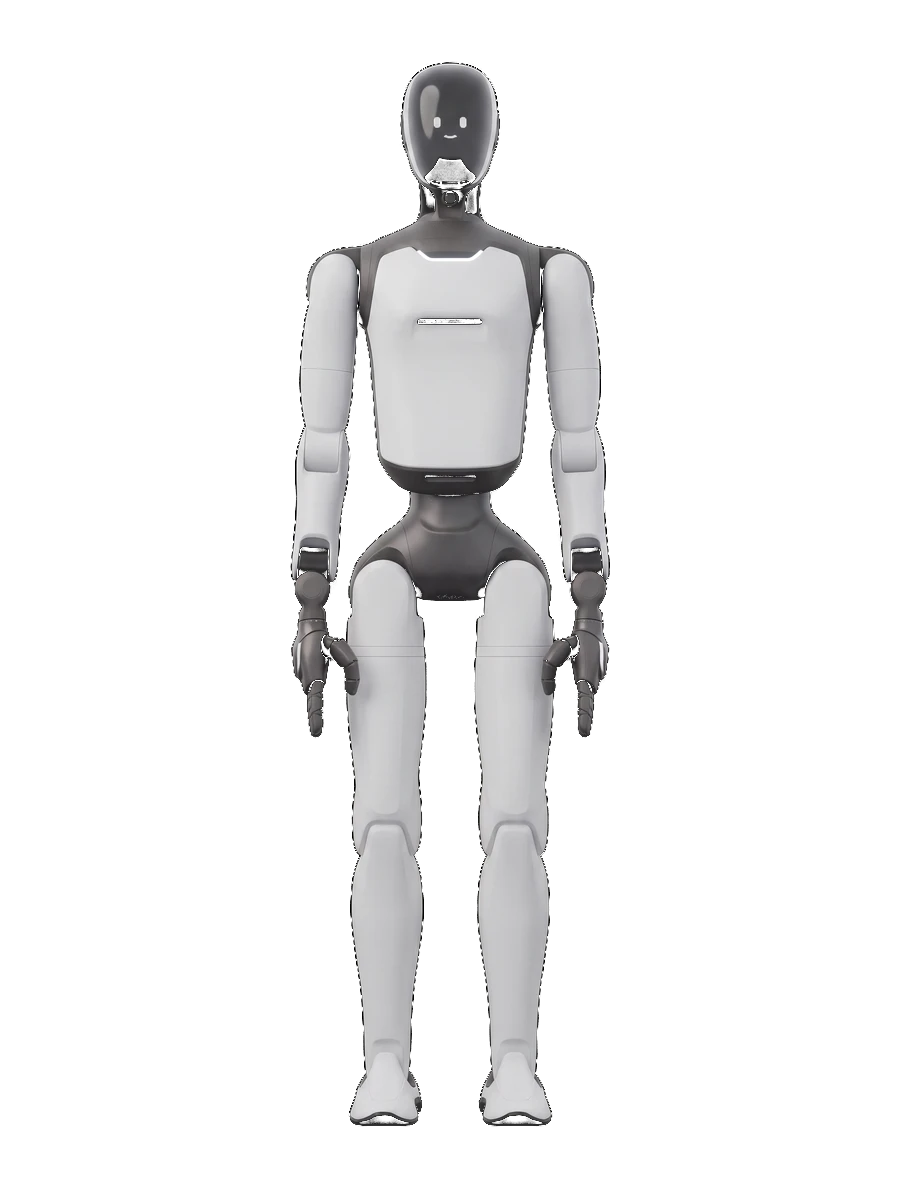 Чертёж AgiBot A3 анфас: рост около 1730 мм